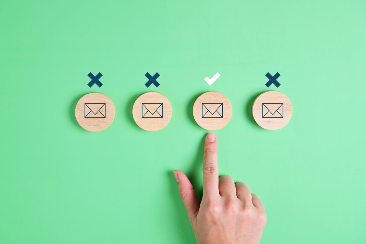 email being approved or disapproved by security check
